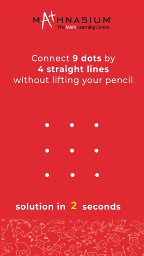 Can You Solve the 9 Dots Puzzle in 10 Seconds? 🤯