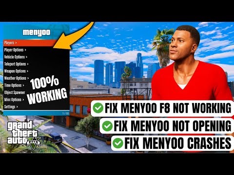 How to Fix Menyoo Trainer F8 Button Not Working in GTA 5 | Fix Menyoo Not Opening: GTA 5 Crashing |