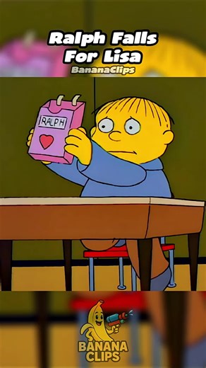Ralph Falls for Lisa in The Simpsons