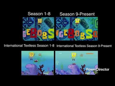 SpongeBob SquarePants: Intro Evolution Comparison