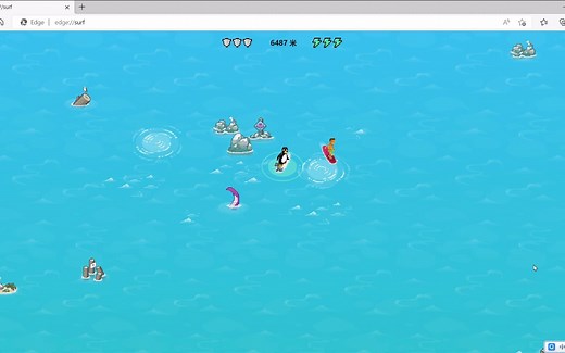 【让我们网上冲浪吧】网页小游戏 无加速跑10000米