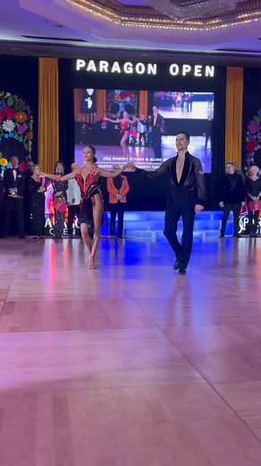 1.7K views · 783 reactions | Open Professional International Latin Dance On @kitsun_andrey & @alinaodintsova_ | Paragon Open DanceSport Championships | Facebook