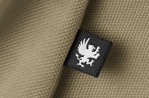 Woven Label Embroidery Logo Mockup, an Apparel Mockup by GfxFoundry