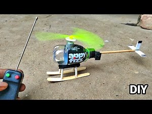 How to make a helicopter plastic bottle helicopter - easy diy