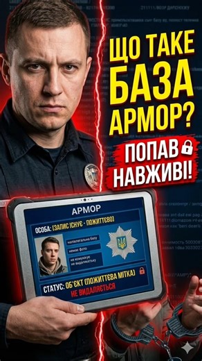 Что такое Информационный портал национальной полиции Украины! база " Армор"!
