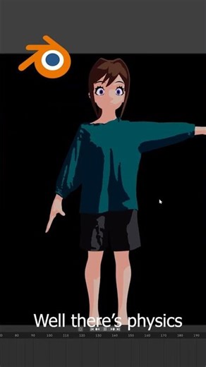 Anime Cloth Physics in Blender + Marvelous Designer