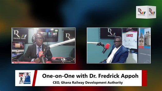 The Ghana Railway Company Limited has a management team in place, and the Finance and Transport Ministers have secured a 10 million cedis allocation for salary payments. The CEO of the Ghana Railway Development Authority says they are working to clear the remaining salary arrears along with any other owed compensation. #Rainbowradio87.5MHZ | Rainbow radio 87.5fm