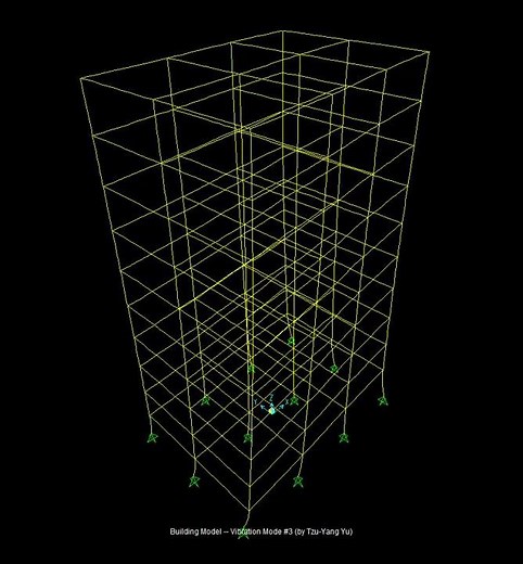 Building Model #3 - Earthquake Computer Simulation by UMass Lowell