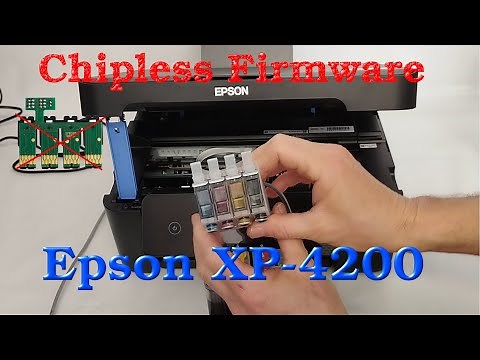 How to make your Epson XP-4200 accepting any cartridge even without chip. Firmware from InkChip