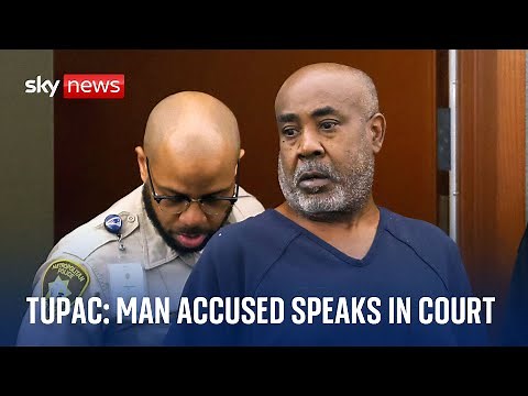 Tupac Shakur: Man accused of 1996 shooting of rapper speaks in US court