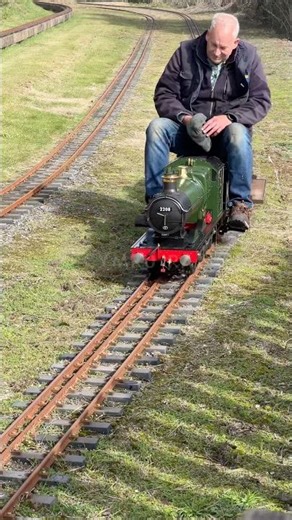 GWR Collett Goods Locomotive in Miniature Steaming Past! 🚂💨 #miniaturerailway #modelengineering