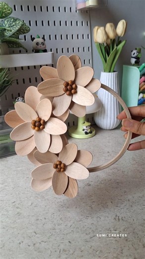DIY wooden spoon wall decor #craftideas ##diydecor #diycrafts #diywalldecor #handmade #rusticdecor