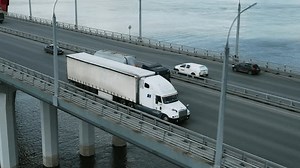 Long Distance Truck Freight Big Lorry Stock Footage Video (100% Royalty-free) 3523177089 | Shutterstock