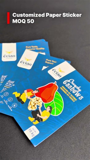 Customized Paper Stickers Printing | Branding & Packaging Labels 🏷️