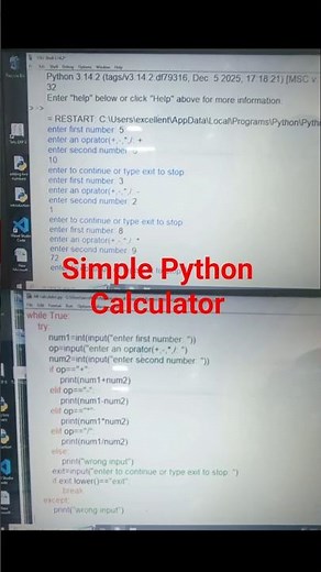 Python में Calculator कैसे बनाएं | Basic Calculator