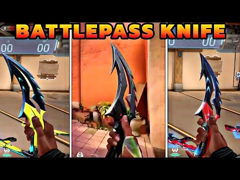 Valorant Season 2025 Act 2 Battlepass Knife in Game Showcase & Animations | Byteshift Knife Showcase