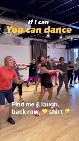 Dr. Kerry Burnight on Instagram: "My wonderful friend took me to a dance class that turned out to be a joy class. The teacher is @justneto and he is a joybomb. 🤩💣 🕺🏻 💃🏽 When was the last time you danced? In your kitchen counts... a healthy longevity hack for sure. #dancingqueen #only70"