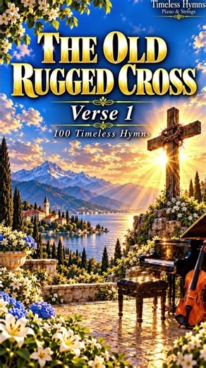 The Old Rugged Cross 🙏 Verse 1 | Peaceful Piano & Strings