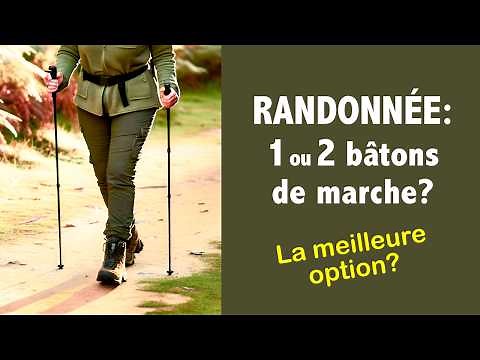 RANDONNÉE, marcher avec UN ou DEUX bâtons: la meilleure option?