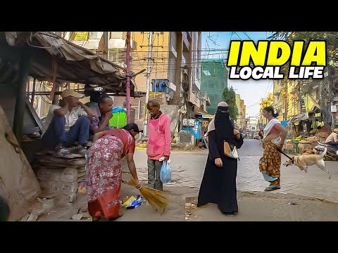 What Life Is REALLY Like on Indian Streets 🇮🇳 | Real Local Life in 4K