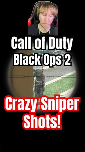 Call of Duty: Black Ops 2 - CRAZY SNIPER SHOTS! | #shorts
