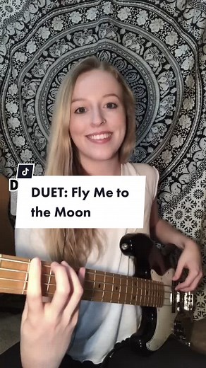 Soulful Jazz Bass Duet: Fly Me to the Moon
