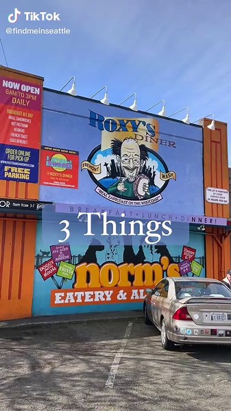 3 Things to Order from Roxy’s in Fremont #seattle #findmeinseattle #seattletiktok #fremontseattle #roxysdiner #reuben #matzah