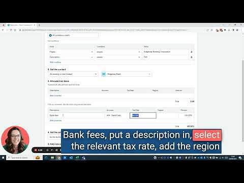 How to create s Bank Rule in Xero