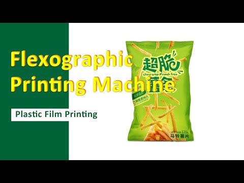 Plastic Film Flexo Printing Machine For Roll to Roll Printing Plastic Film, And Similar Materials