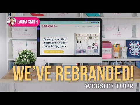 Get Organized HQ Website Tour