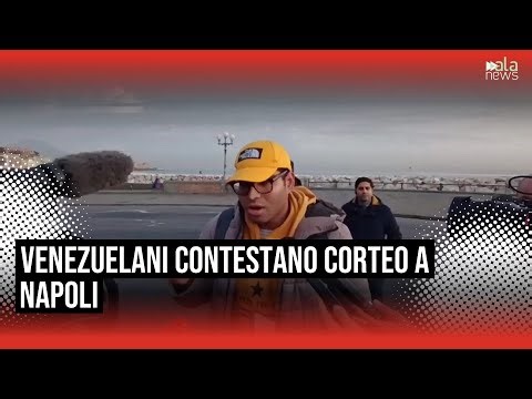 Naples: Venezuelans protest pro-Maduro march