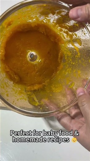 Steamed Pumpkin Into Smooth Puree in Seconds 🎃✨ | QUVIF Food Chopper