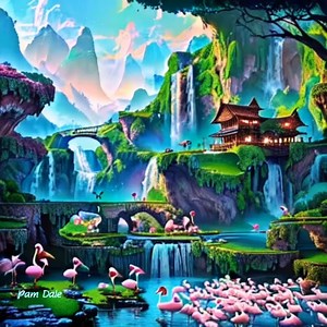 153 reactions · 30 shares | Flamingos. Art and animation belongs to me. | Pam's Gifs and Videos | Facebook