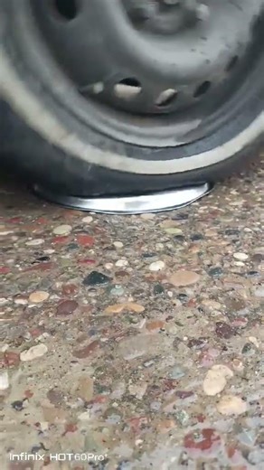 Stepping on things in a car 🚗