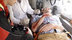 Paramedic Using External Defibrillator During Cardiopulmonary Stock Footage Video (100% Royalty-free) 20465845 | Shutterstock