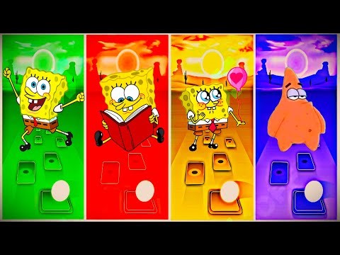 Sandy Cheeks EXE 🆚 Plankton EXE 🆚 SpongeBob EXE 🆚 SpongeBob | Tiles Hop EDM Rush Gameplay