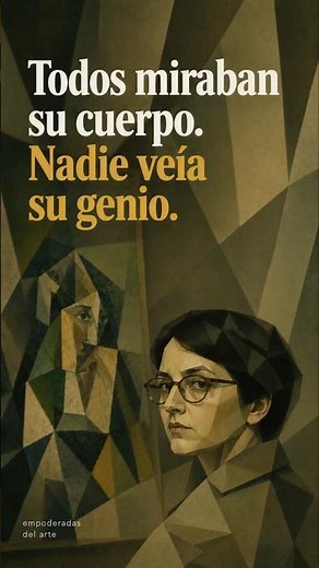 🎨 Todos miraban su cuerpo. Nadie veía su genio. ✨ #mariablanchard #pintoras #mujeresartistas