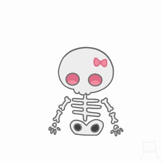 Can't believe Bonelliope is so lovely. I am sorry Calli, Bonelliope maybe my new oshi 💀#callillust #hololive #AprilFoolsDay #animation