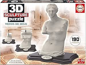 Educa Borras 16504 3D Sculpture Venus de Milo Puzzle