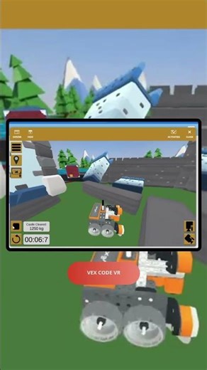 VEXcode VR Castle Crasher (gameplay + code) #lego