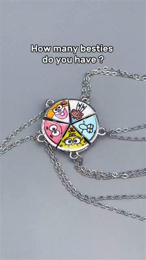 Unique 4, 5-Way Friendship Necklaces that Actually Connect 🔗 #besties #friendsforever #friendship