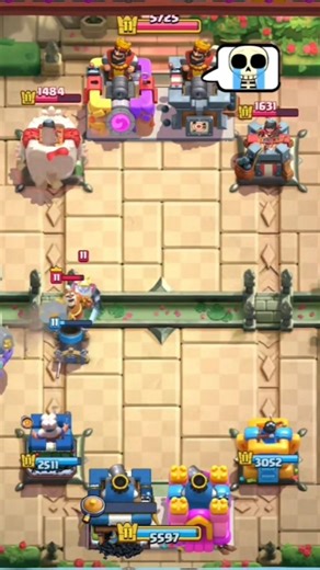 Noob Opponent #clashroyale #gaming