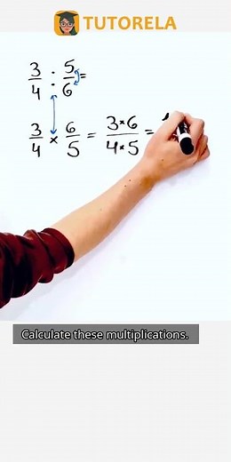 Solve 3/4 ÷ 5/6: Master Fraction Division Easily! #Math #OperationsWithFractions