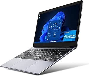CHUWI HeroBook Pro 14.1'' Laptop, 256GB SSD 8GB RAM, Windows 11 Laptops, 2TB SSD Expand, Intel Celeron N4020(up to 2.8GHz), 2K FHD IPS Display, Ultra Slim, Mini-HDMI, 5G WiFi, USB3.0, Webcam,TF Card