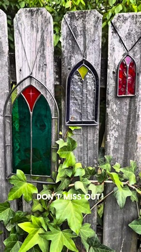 Coeur de Verre Stained Glass on Instagram: "👉Head to my website to unlock your early access! My Stained Glass Gothic Windows will finally drop on January 31st BUT the units are super limited as I’m not able to create more at the moment (too many custom orders! Hahaha thank you guys 🖤) #stainedglass #homedecor #gothic #gothicarchitecture"