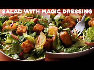 Delicious Tofu Salad With Chili Dressing Recipe