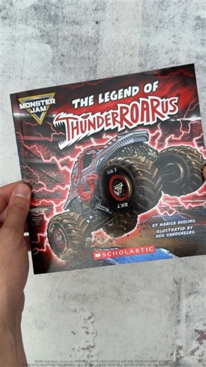 Get ready to rev your engines with Monster Jam: The Legend of ThunderROARus, a thrilling illustrated storybook by Marisa Aveling and Neil Vandenberg. Perfect for kids who are wild about wheels, roar for monster trucks, and love a good adventure! 🛻💥 | Scholastic