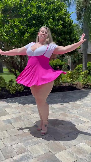 Floating away #fyp #plussizequeen #maxi #duetwithme @55inchesofpassion.inc