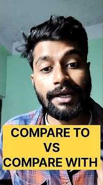Compare TO vs Compare WITH | Stop Making This Mistake!#english #englishgrammar