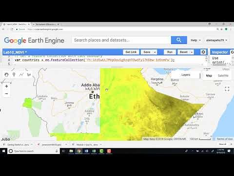 Google Earth Engine | How to Calculate Landsat NDVI
